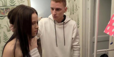 Debt collector anally fucking his wife in front of him