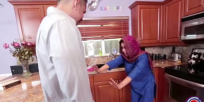 A Busty Arab teen Ada gets fucked in missionary