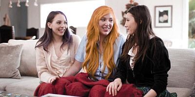 Talented Lauren Phillips and Lily Larimar - nipple sucking porn - Girls Way