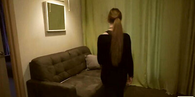 Sex hungry Alice Klay at homemade trailer
