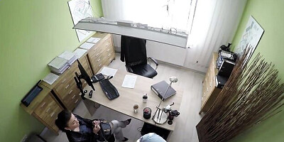 Aristocratic miss's office dirt