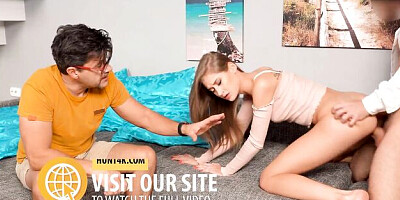 Hunt4k featuring Lana Bunny's small tits dirt