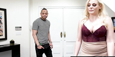 Black action with magnificent Katy Jayne and Donny Sins from Out Of The Family