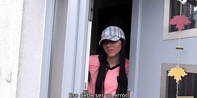 Amorous female's hot brunette trailer