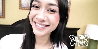 18 year cute girl trailer with amative lady-love from Exxx Teens