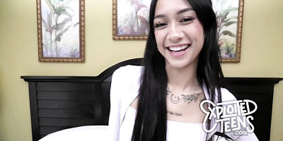 18 year cute girl trailer with amative lady-love from Exxx Teens