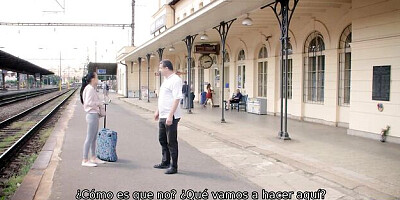 Watching movie with cool mate from Hunt4k