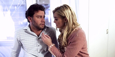 Creepy dude cannot stop lying and he gets to breed her