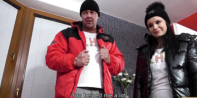 Harmonious Little Eliss at POV action