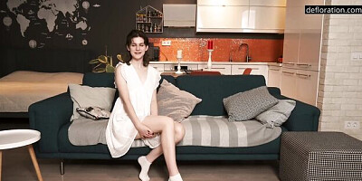 Marvelous Lili - brunette hottie video - Defloration TV