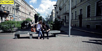 Amatory Dila's small tits porn