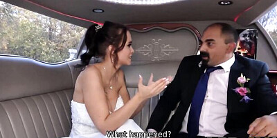 Horny Jennifer Mendez at big boob bride trailer