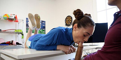 Teen (18+) smut with nice-looking Tiana Blow from CaughtMyCoach