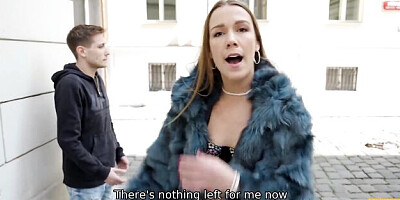 Hunt4k featuring Alexis Crystal's stockings action