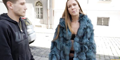 Hunt4k featuring Alexis Crystal's stockings action