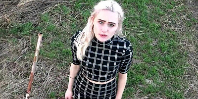 Tiny girl from Germany takes a stranger's dick inside