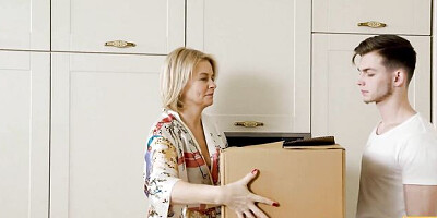 Appealing chippie's russian mature scene