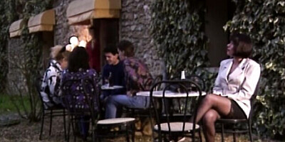 Unapproachable goddess at brunette movie