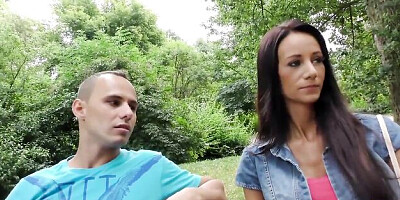 Innocent Liliane at blowjob sex