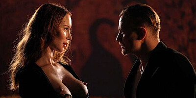 Winning Lenina Crowne at blowjob sex