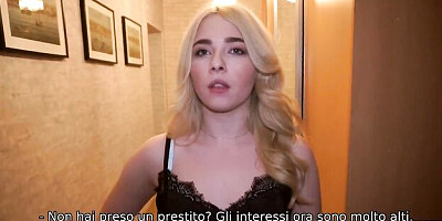 Cutesy Maria Hurricane at russian movie