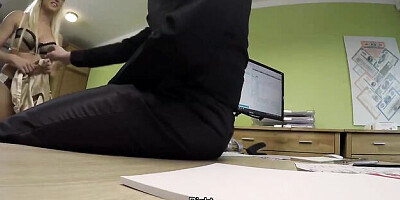 Loan4k featuring Blanche Bradburry's blonde smut