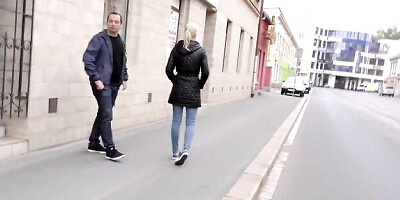 Squeaky baby girl's wife for cash scene