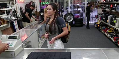 Hot college student pawns a lap dance to pay her tuition
