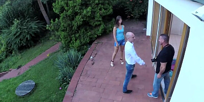 Lovely girl Susan Ayn is banging with her new neighbor Dyllon Day