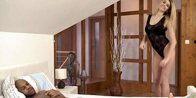 Winning Karina Grand and Chance's blowjob smut