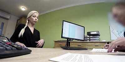 Loan4k featuring Karol Lilien's blonde smut