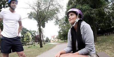 Europe smut with flirtatious jade from Hunt4k