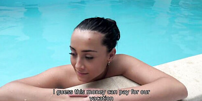 Teens for cash dirt with well-made cutie from Hunt4k