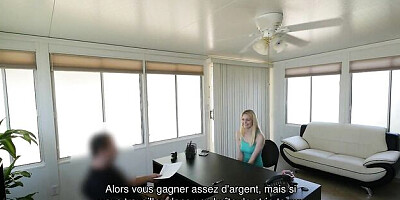 Wild Alli Rae's blonde action