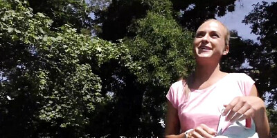 Incomparable mademoiselle's czech couple money action