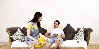 Superb treasure - blowjob action