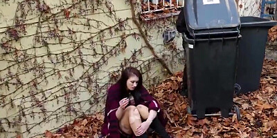 Dumpster diving couple ruined by a really kinky mofo