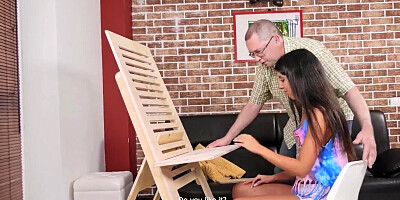 Sexy chick gets drilled instead of lessons