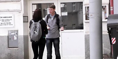 Hottie Denisse's red head clip