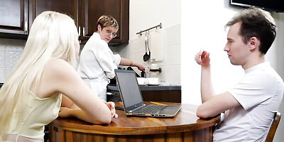 Watch horny lovebird's dirt