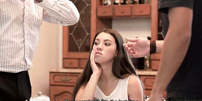 Girlfriend's tiny anal action by Daddy4k