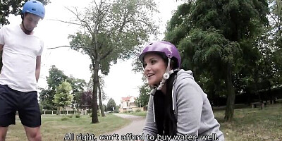 Teen (18+) xxx with divine cutie from Hunt4k