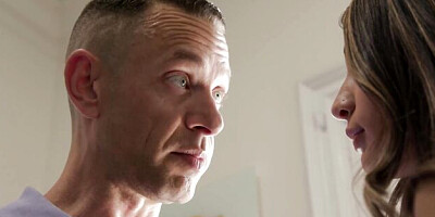 Enticing Brad Newman at babysitter scene