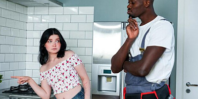 Teens Love Black Cocks featuring Virgin Butterfly's big ass sex