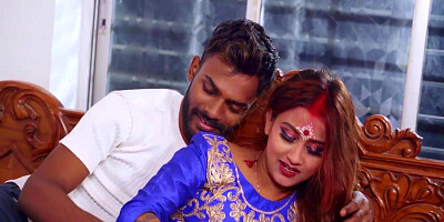 Curvy Desi woman having sex on her wedding night