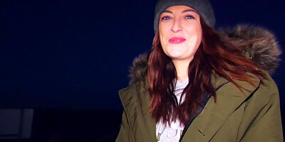 Lucky fan is getting lucky with the redheaded cam girl