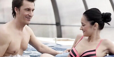 Czech scene with mysterious dame from Old4k