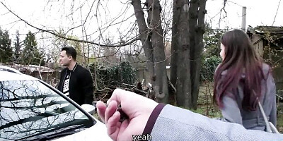 Teenager (18+) clip with sneaky sweetie pie from Hunt4k