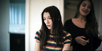 Sophisticated Maya Woulfe and Gizelle Blanco at rough face fuck smut