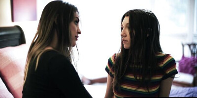 Sophisticated Maya Woulfe and Gizelle Blanco at rough face fuck smut